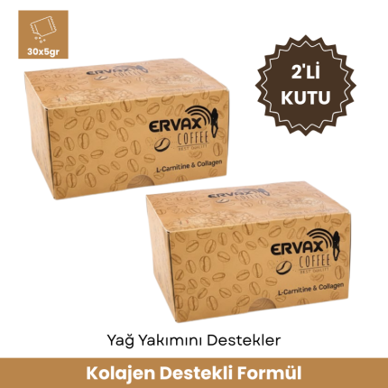 Ervax Collagen Kahvesi İkili Kutu